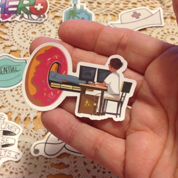 Medical / Nursing Theme Cellphone Stickers Bundle - Picture 7 of 8